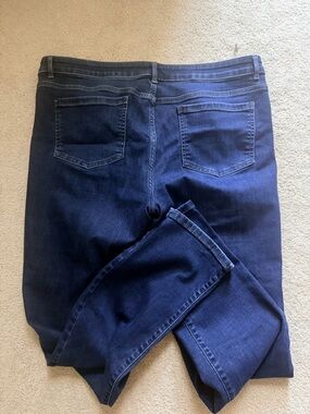 J. Jill Deep Indigo Skinny Jeans